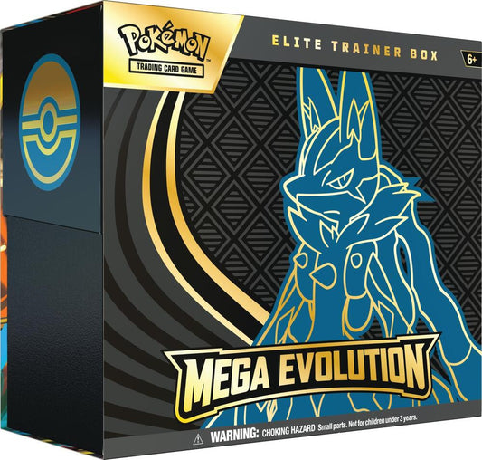 Pokémon TCG: Mega Evolution Base Set Elite Trainer Box [Lucario]