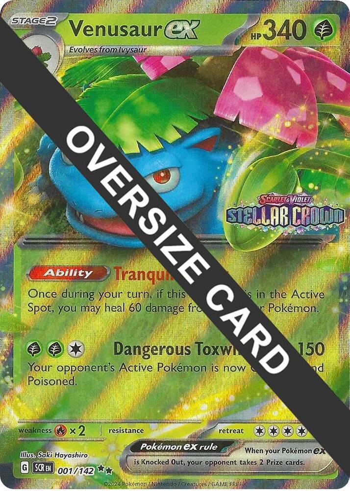 Venusaur ex - Jumbo Cards