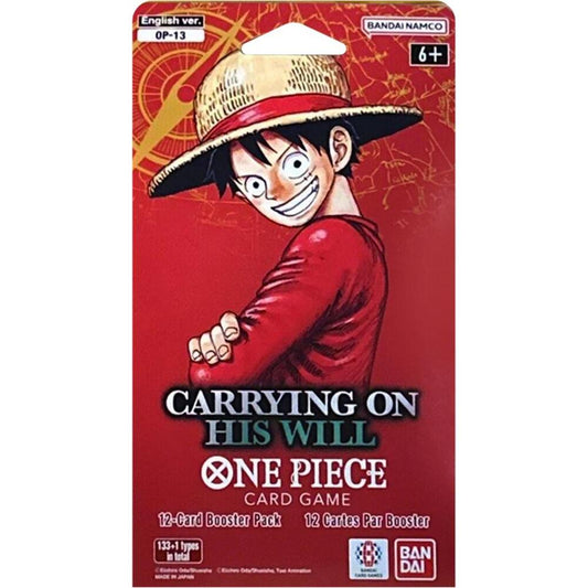 One Piece TCG OP-13 Carrying On His Will Sleeved Booster Pack
