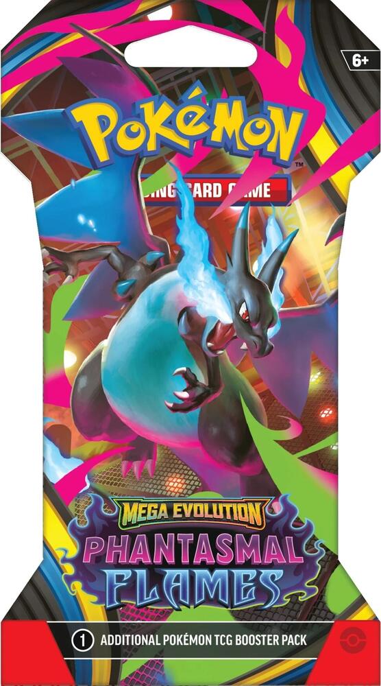 Pokémon TCG: Mega Evolution Phantasmal Flames Sleeved Booster Pack