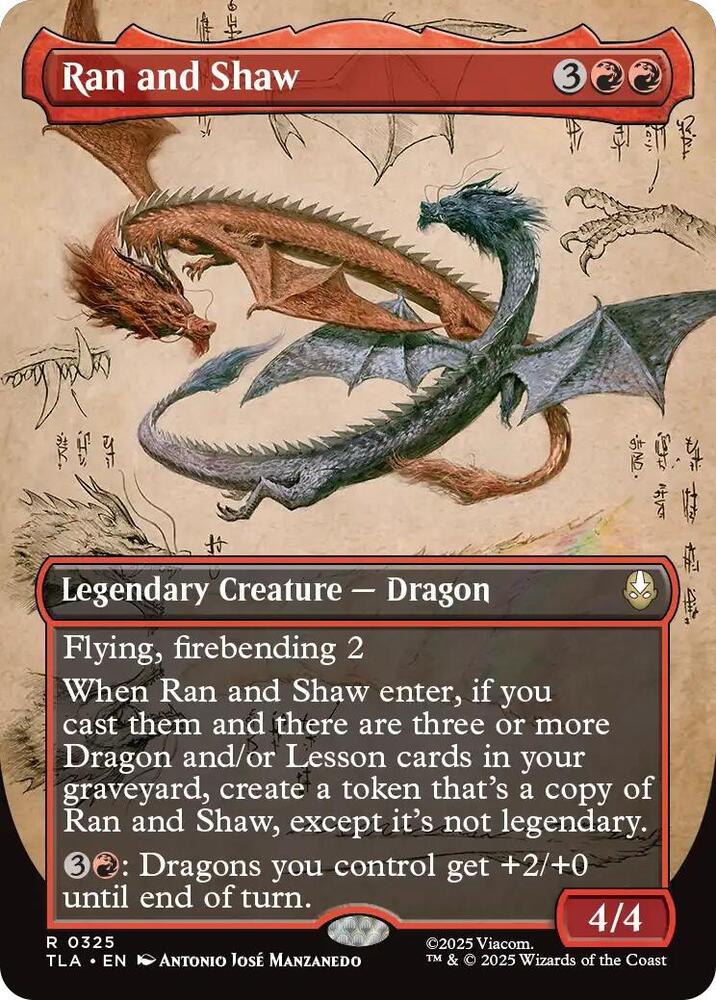Ran and Shaw (Borderless) - Avatar: The Last Airbender