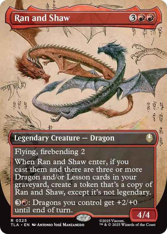 Ran and Shaw (Borderless) - Avatar: The Last Airbender