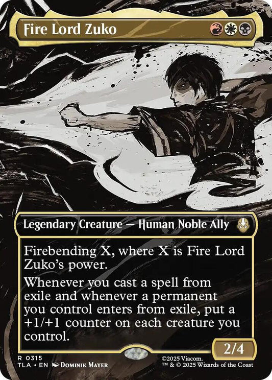 Fire Lord Zuko (Borderless) - Avatar: The Last Airbender