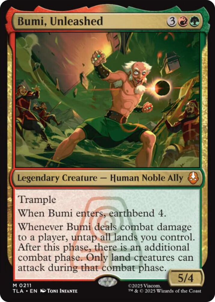 Bumi, Unleashed - Avatar: The Last Airbender