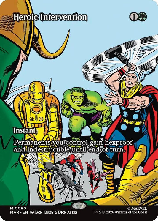 Heroic Intervention (0080) (Borderless) - Marvel Universe Eternal-Legal