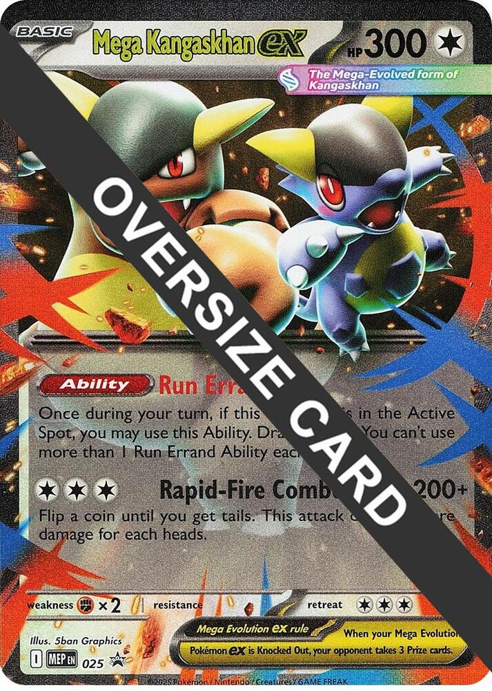 Mega Kangaskhan ex - 025 - Jumbo Cards