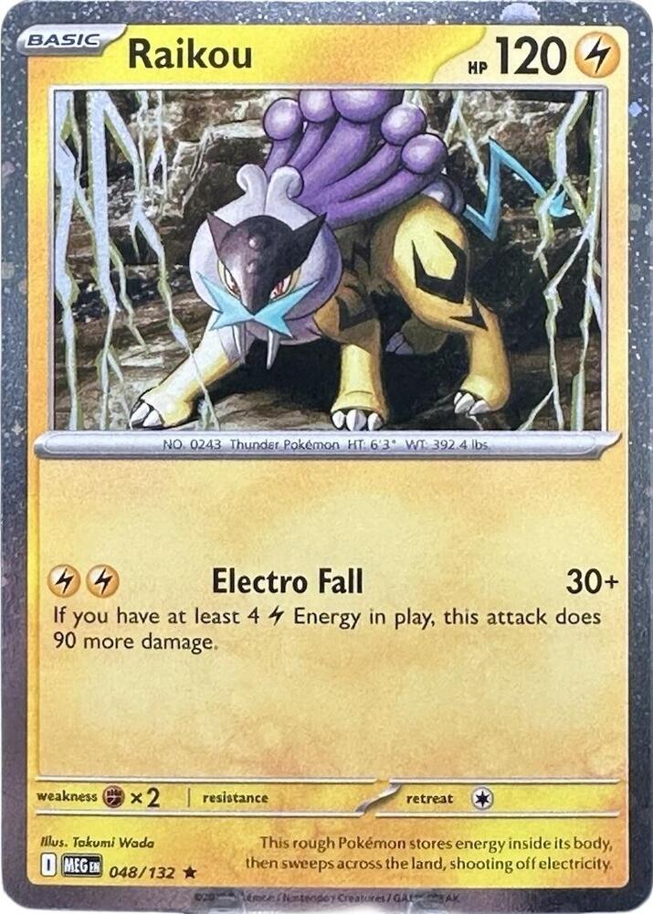 Raikou - 048/132 (Cosmos Holo) - Miscellaneous Cards & Products