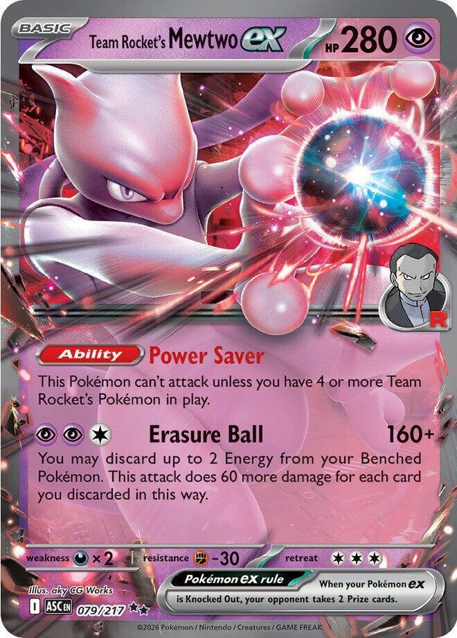 Team Rocket's Mewtwo ex - 079/217 - ME: Ascended Heroes