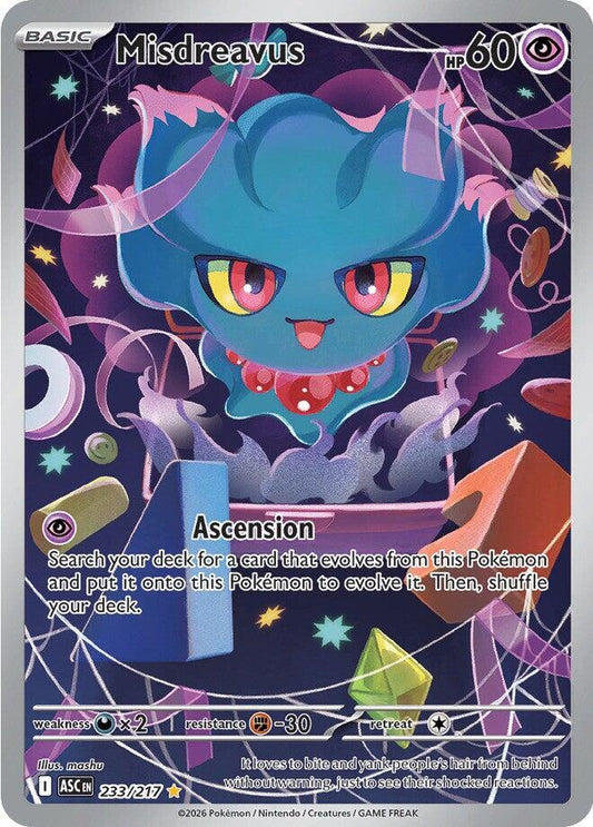 Misdreavus - 233/217 - ME: Ascended Heroes