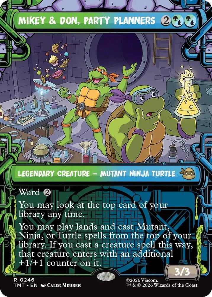 Mikey & Don, Party Planners (Showcase) - Teenage Mutant Ninja Turtles
