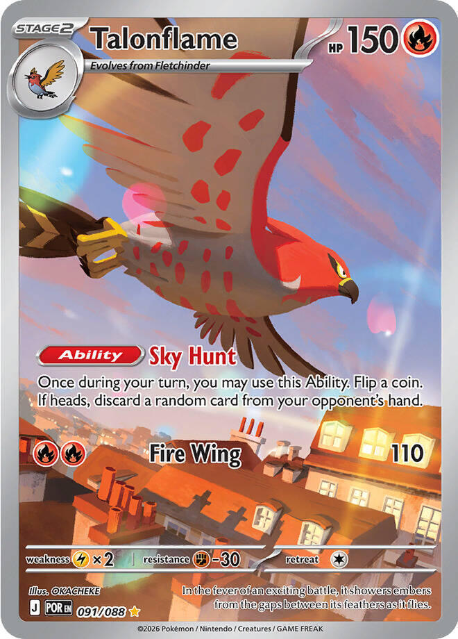 Talonflame - 091/088 - ME03: Perfect Order