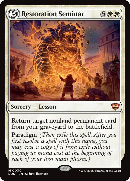 Restoration Seminar - Secrets of Strixhaven