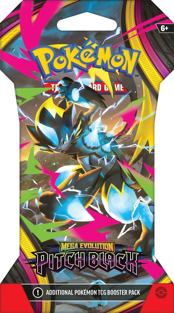 Pokémon TCG: Mega Evolution Pitch Black Sleeved Booster Pack