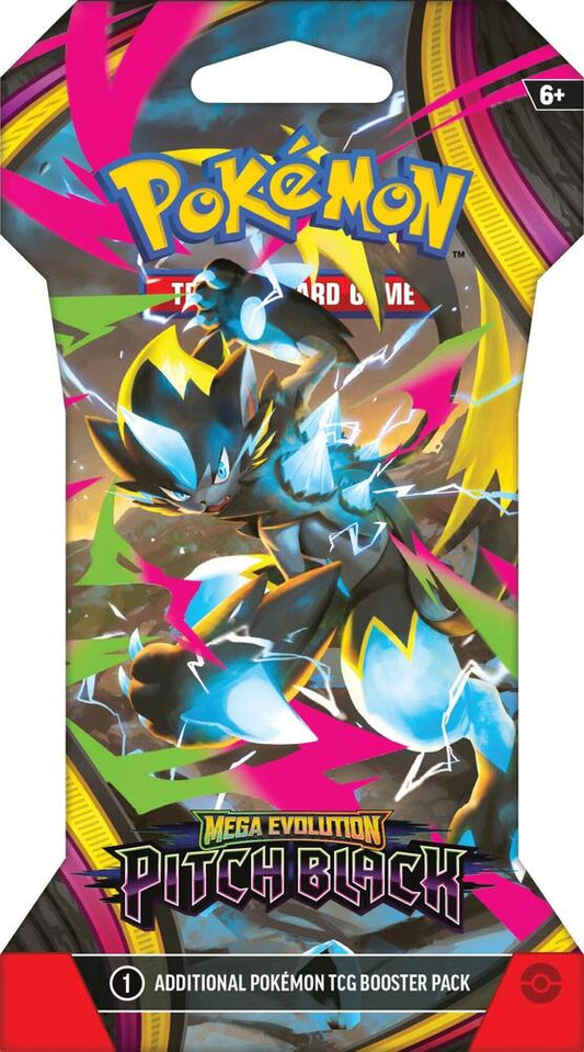 Pokémon TCG: Mega Evolution Pitch Black Sleeved Booster Pack