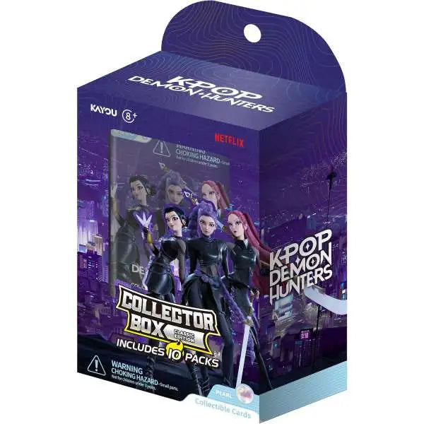 K-Pop Demon Hunters Collectible Cards Collector Box Classic Edition (10 Packs)