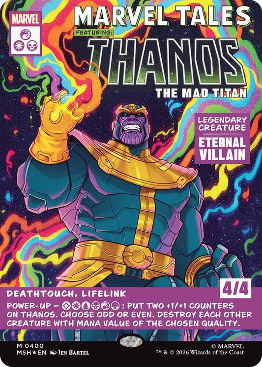 Thanos, The Mad Titan (Borderless) (0400) - Marvel Super Heroes