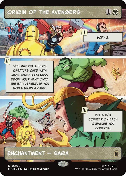 Origin of the Avengers (Borderless) - Marvel Super Heroes