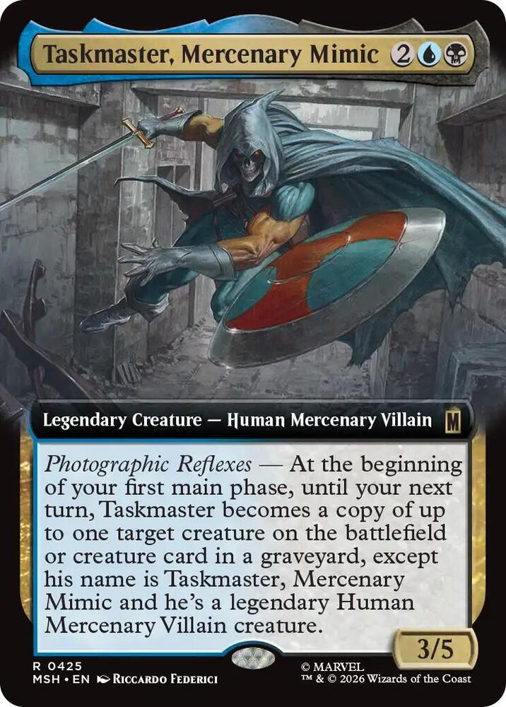 Taskmaster, Mercenary Mimic (Extended Art) - Marvel Super Heroes