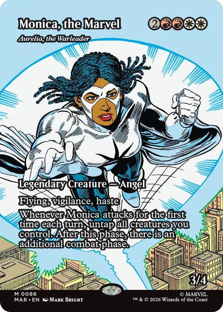 Monica, the Marvel - Aurelia, the Warleader (Borderless) - Marvel Universe Eternal-Legal