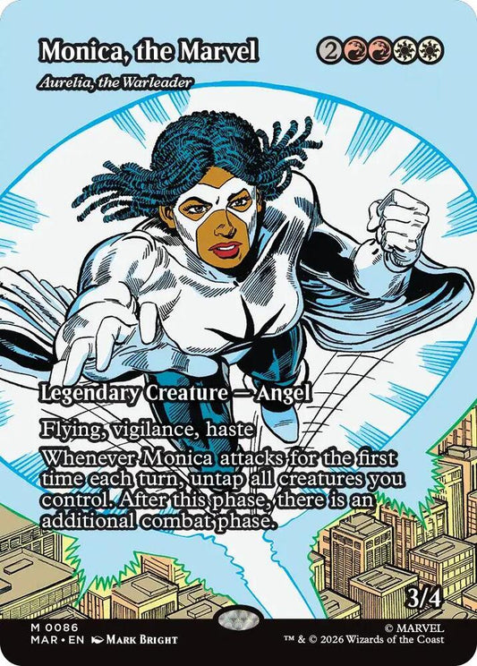 Monica, the Marvel - Aurelia, the Warleader (Borderless) - Marvel Universe Eternal-Legal