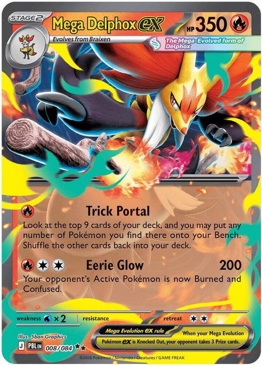 Mega Delphox ex - ME05: Pitch Black