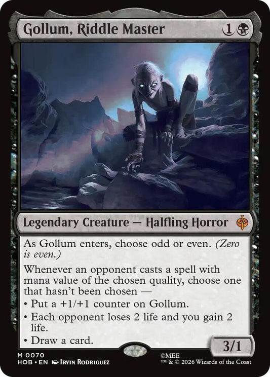 Gollum, Riddle Master - The Hobbit
