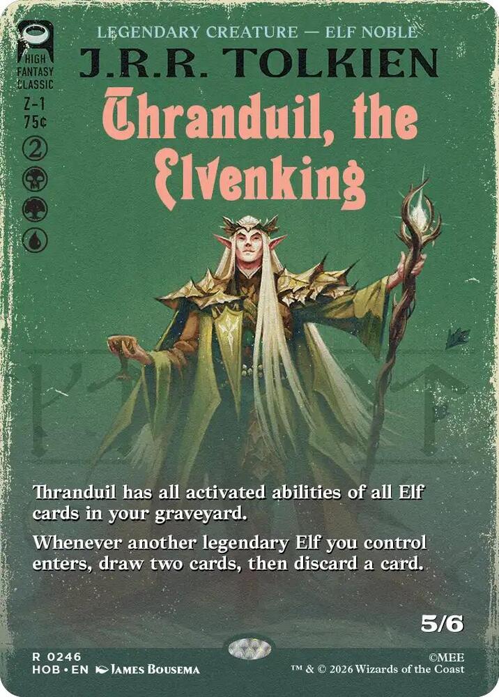 Thranduil, the Elvenking (Borderless) - The Hobbit