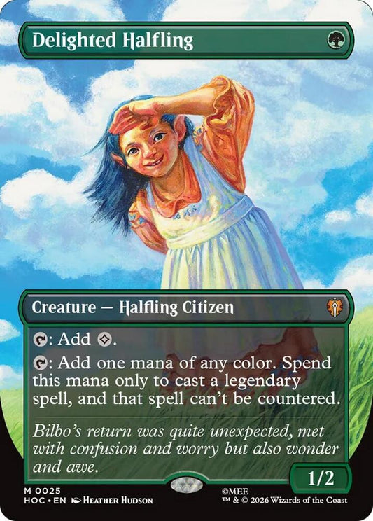 Delighted Halfling (Borderless) - The Hobbit: Eternal-Legal
