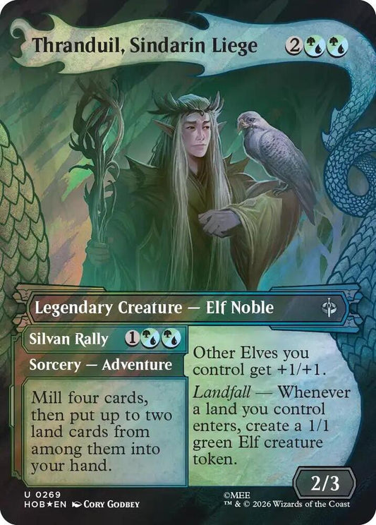 Thranduil, Sindarin Liege (Showcase) (Surge Foil) - The Hobbit