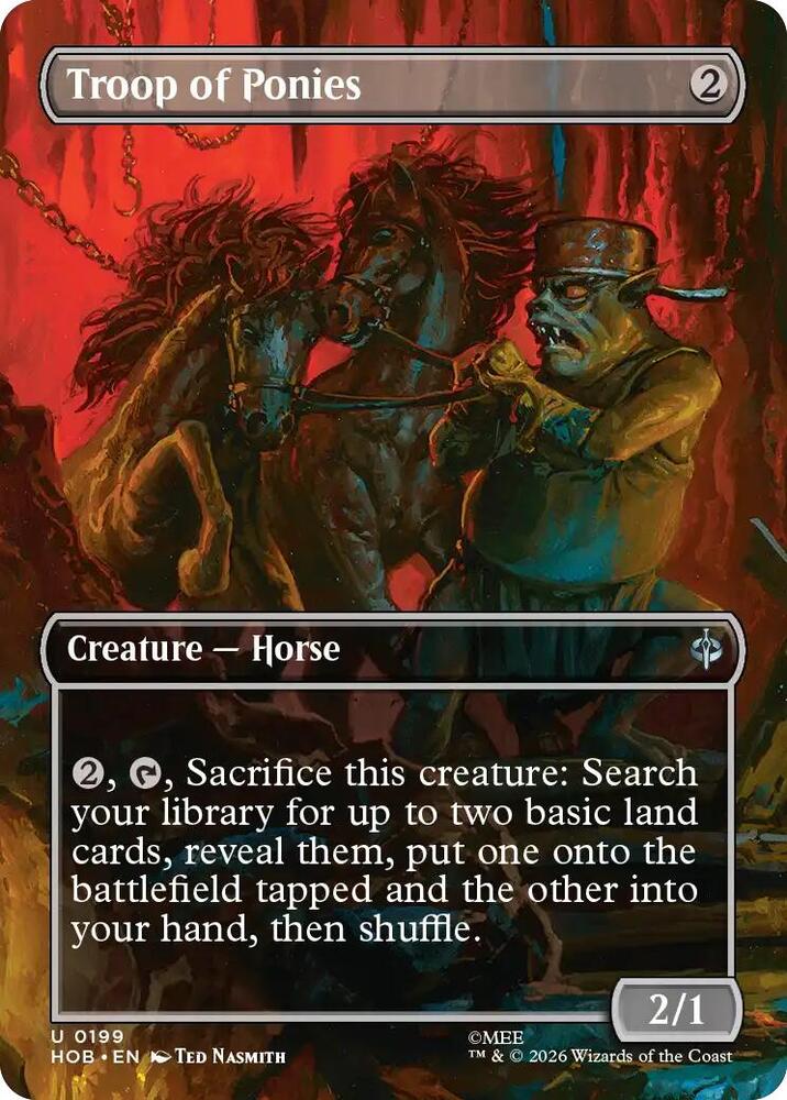 Troop of Ponies (Borderless) - The Hobbit