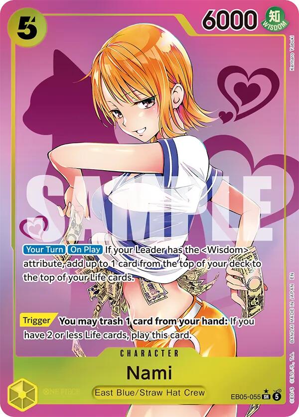 Nami (055) (Kentaro Yabuki) - Extra Booster: One Piece Heroines Edition Vol. 2