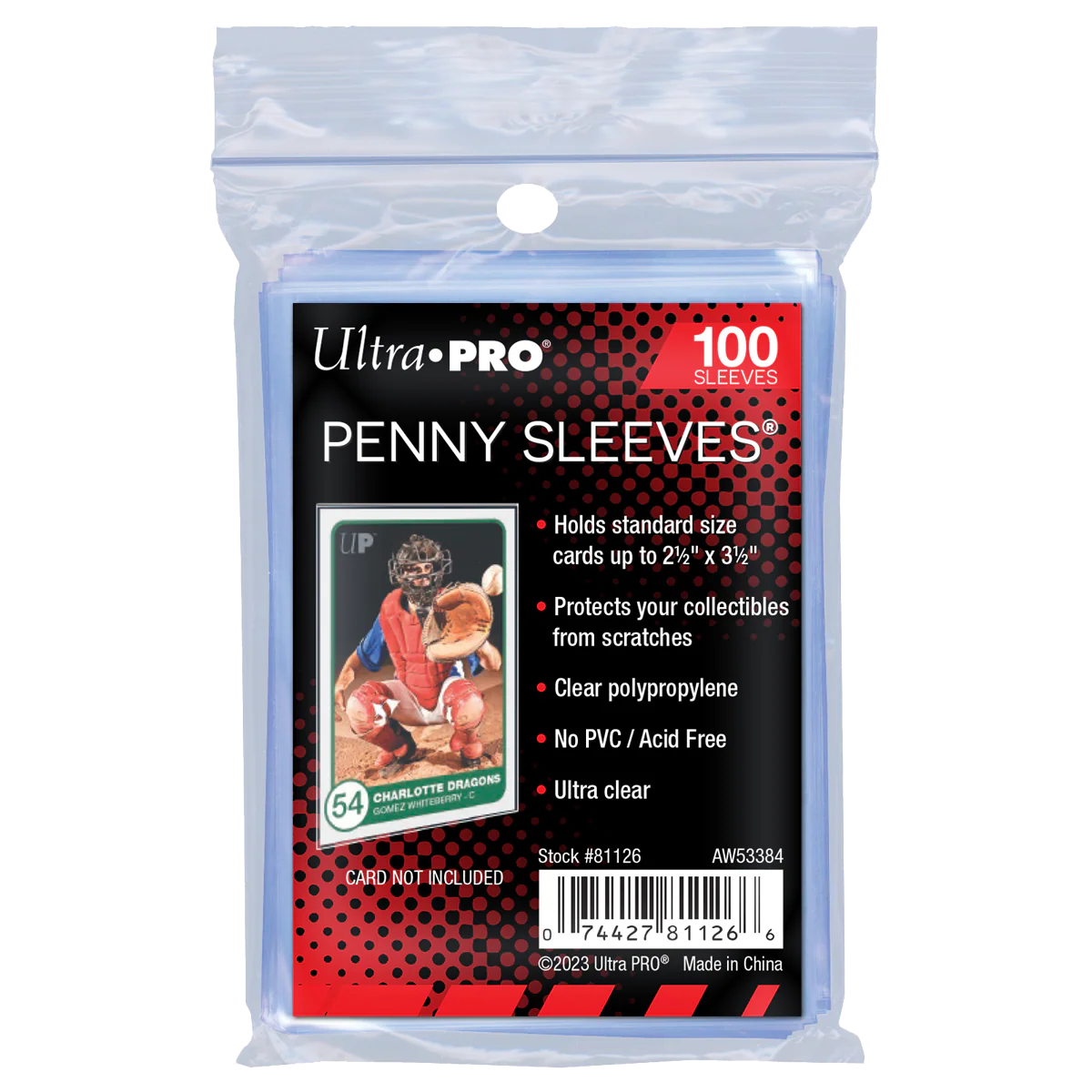 Penny Sleeves® (100ct) Clear Soft Card Sleeves