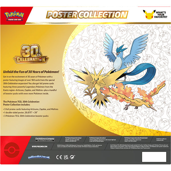Pokemon TCG: 30th Celebration Poster Collection