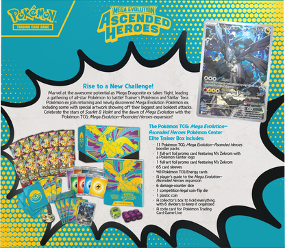 Pokémon TCG: Mega Evolution Ascended Heroes Elite Trainer Box [Pokemon Center]