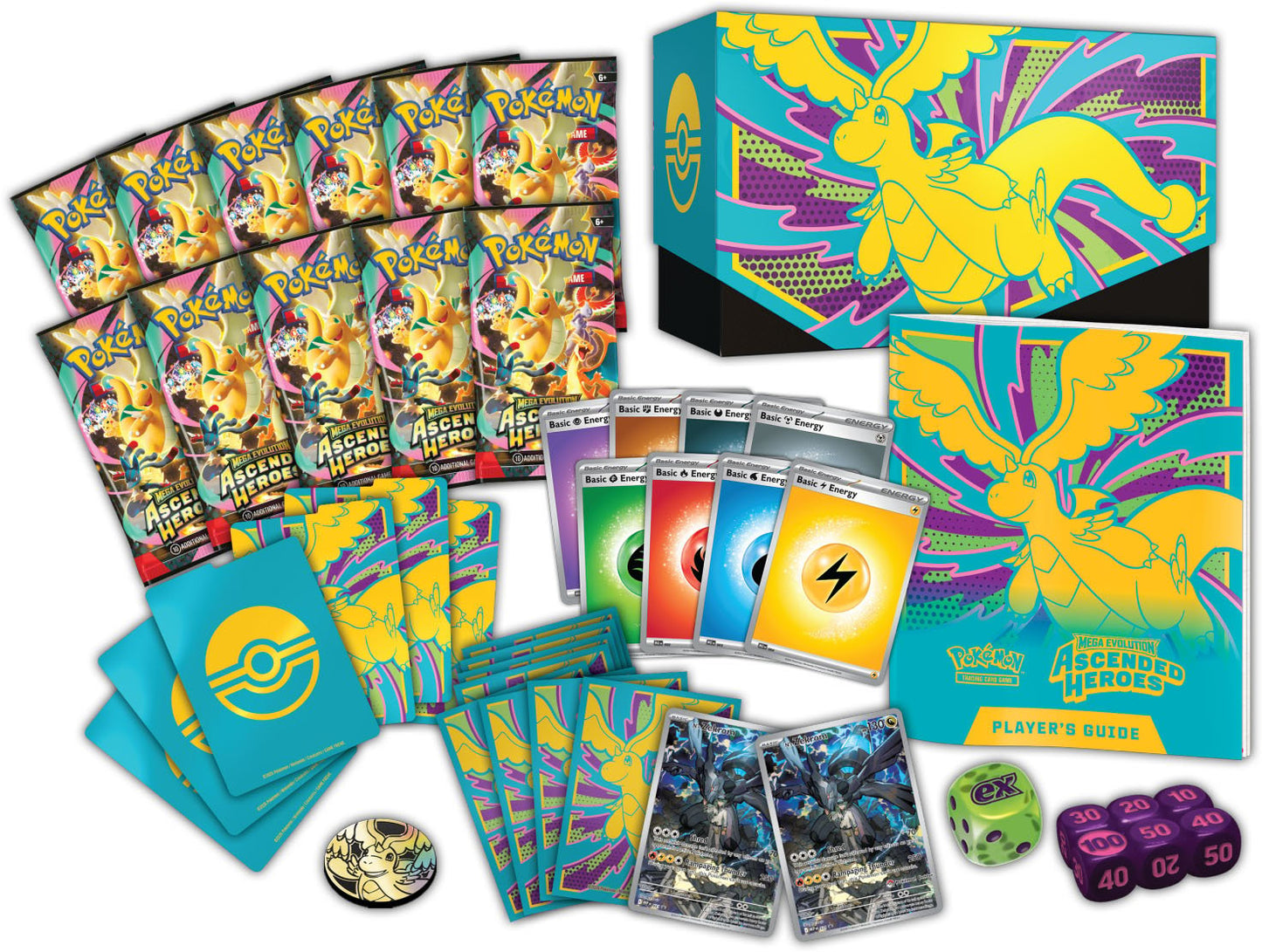 Pokémon TCG: Mega Evolution Ascended Heroes Elite Trainer Box [Pokemon Center]
