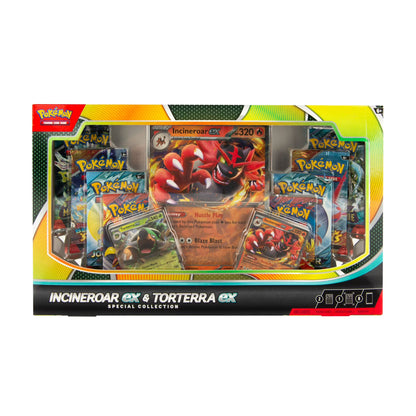 Pokémon TCG: Incineroar ex and Torterra ex Special Collection Box