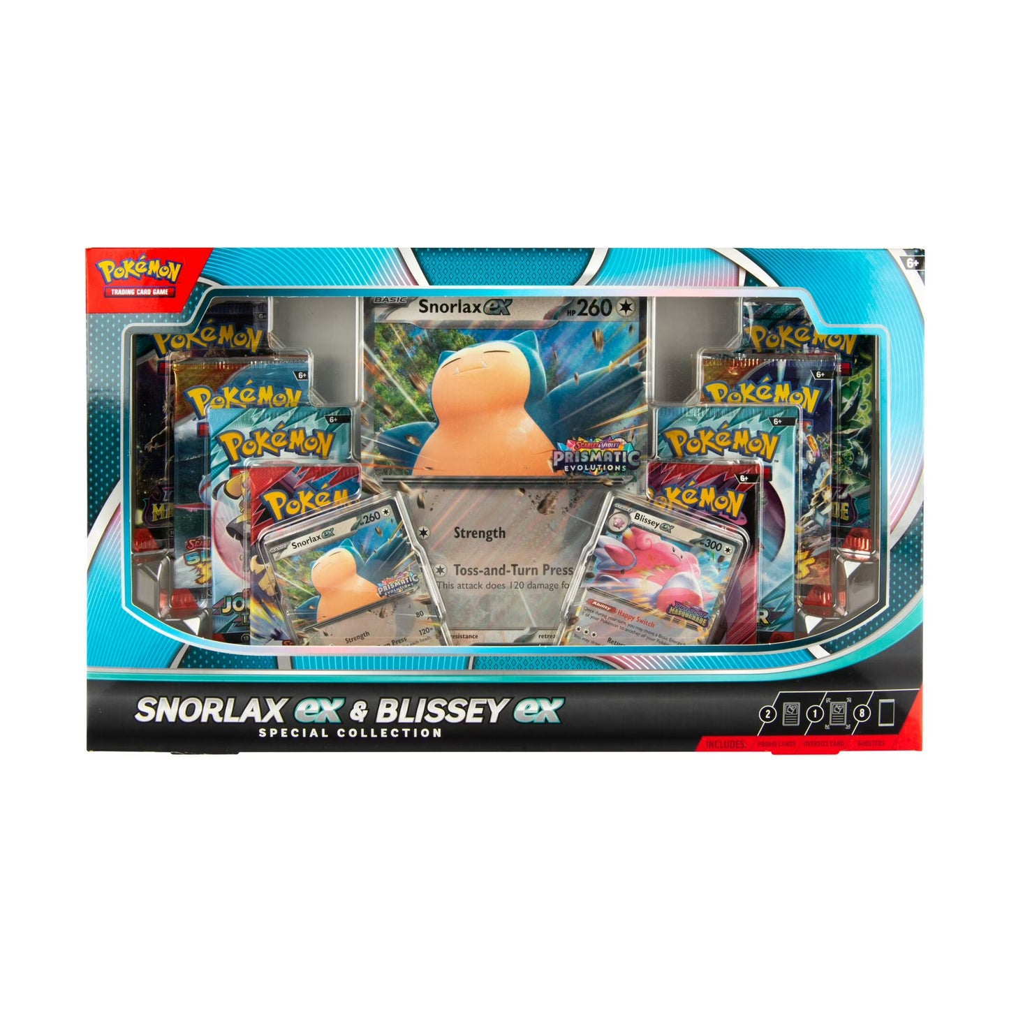 Pokémon TCG: Snorlax ex and Blissey ex Special Collection Box