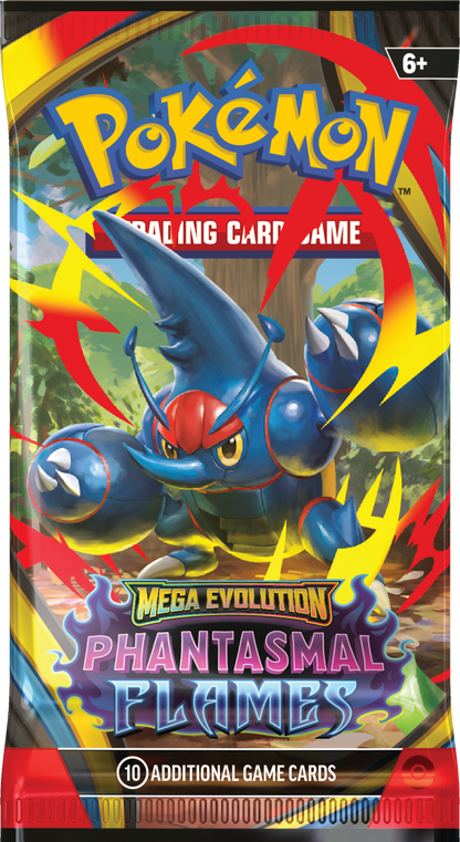 Pokémon TCG: Mega Evolution Phantasmal Flames Booster Pack