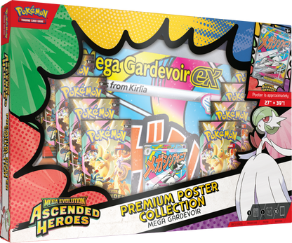 Pokémon TCG: Mega Evolution Ascended Heroes Premium Poster Collection [Mega Gardevoir]
