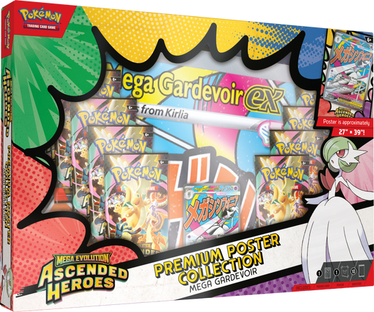 Pokémon TCG: Mega Evolution Ascended Heroes Premium Poster Collection [Mega Gardevoir]