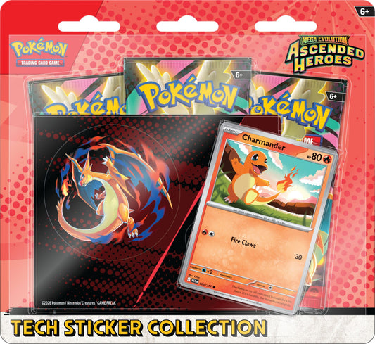 Pokémon TCG: Mega Evolution Ascended Heroes Tech Sticker Collection [Charizard]