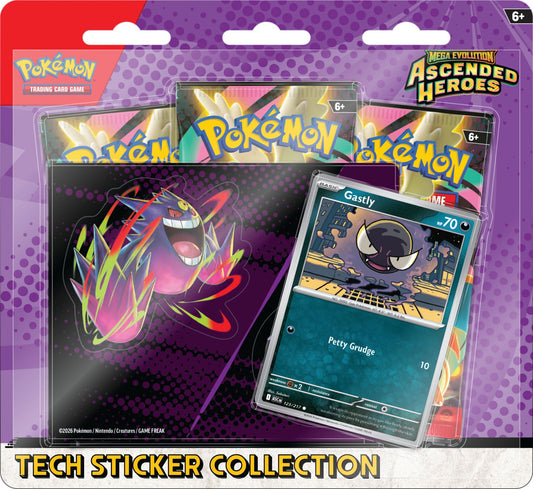 Pokémon TCG: Mega Evolution Ascended Heroes Tech Sticker Collection [Gengar]