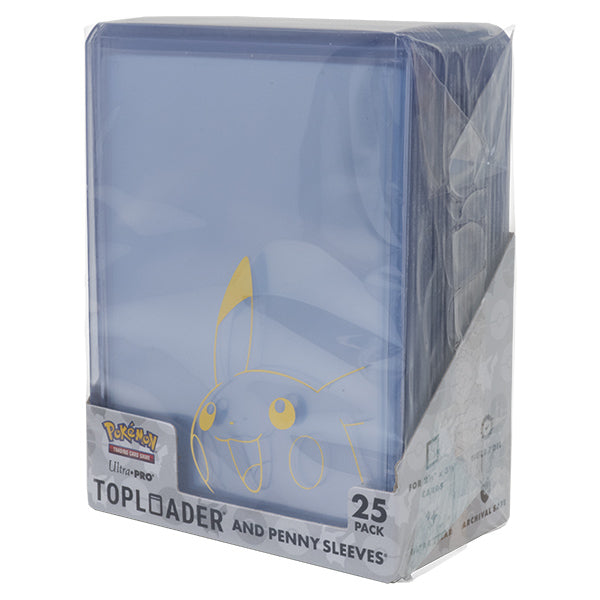 Ultra Pro 3"x4" Pikachu Toploader Combo (25 Sleeves + 25 Toploaders)