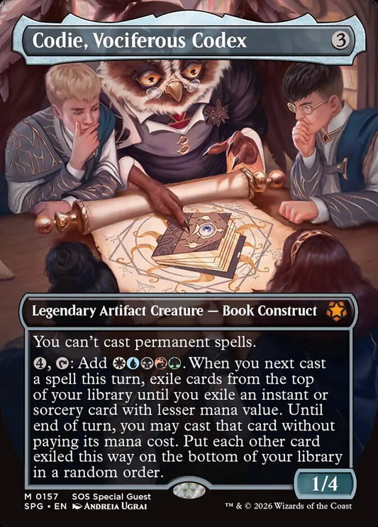 Codie, Vociferous Codex - Special Guests