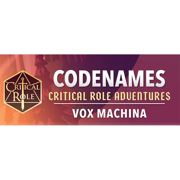 Codenames Critical Role Adventures: Vox Machina Expansion Pack