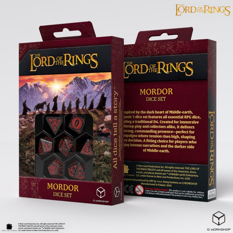 The Lord of the Rings Dice Set: Mordor