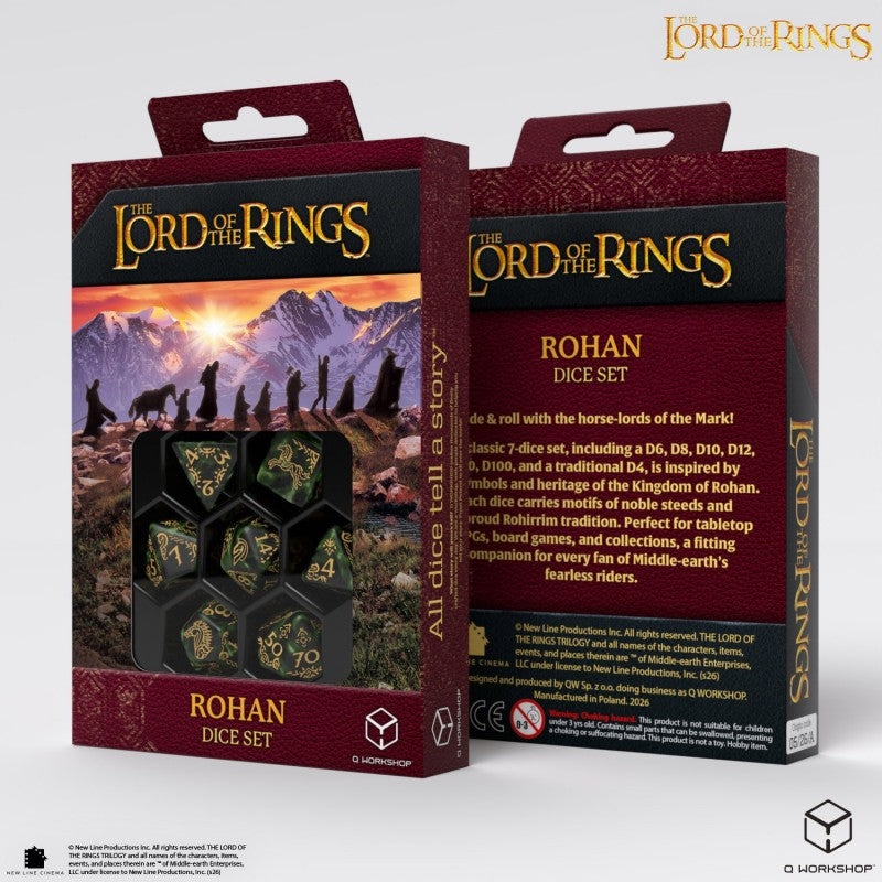 The Lord of the Rings Dice Set: Rohan